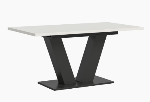 Extendable Natural Wood Grey Dining Table High-Quality Materials - Image 2