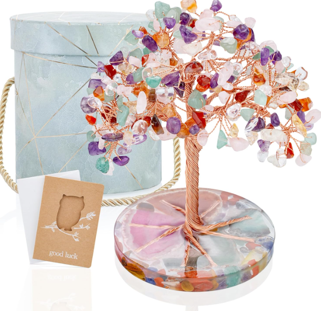 Crystal Tree Feng Shui Gemstone Money Tree - Image 3