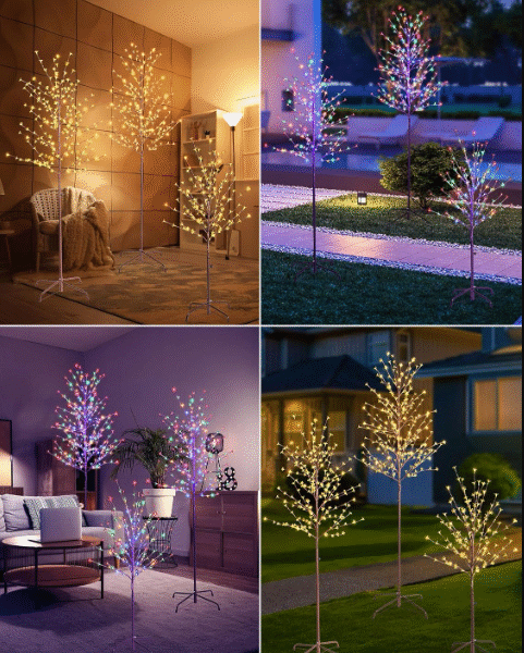Artificial Cherry Blossom Tree Lights – Changing LED Trees