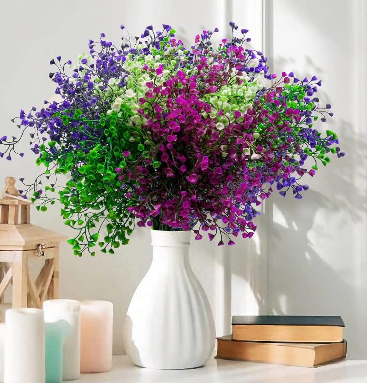 Fake Plants Outdoor – Weatherproof UV Resistant Artificial Flowers