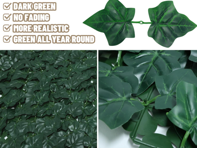 Artificial Privacy Fence Screen – Faux Greenery Panels - Image 4