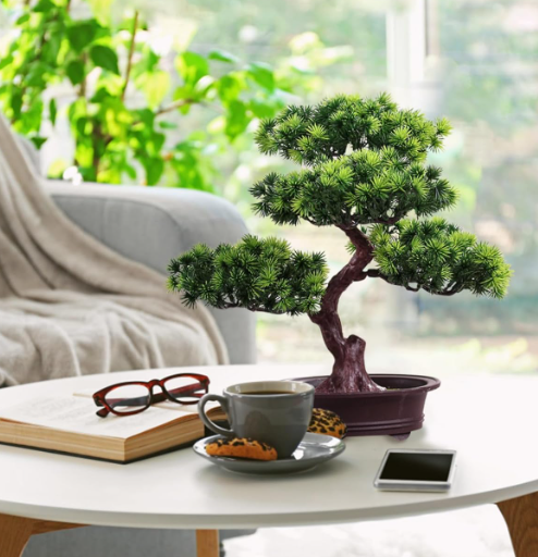 Fake Bonsai Tree Artificial Bonsai Plant in Decorative Pot