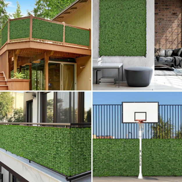 Artificial Privacy Fence Screen – Faux Greenery Panels - Image 2
