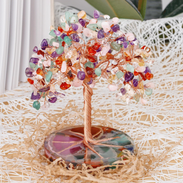 Crystal Tree Feng Shui Gemstone Money Tree