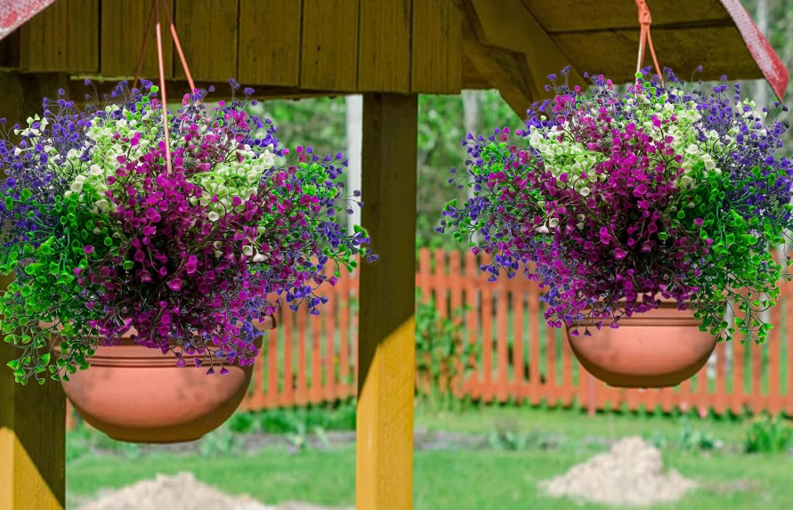 Fake Plants Outdoor – Weatherproof UV Resistant Artificial Flowers - Image 2